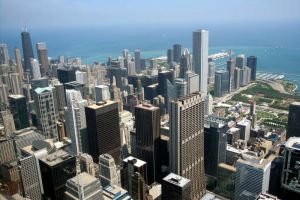 Bildheizung-Motiv Chicago f�r Standard Infrarotheizungen