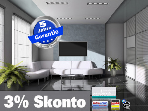 Infrarotheizung 700 Watt ESG Glas schwarz 120x60 M10 mit Optionen