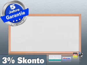 Infrarotheizung 700 Watt ESG Glas wei� 120x60 Holzrahmen HB30 ++
