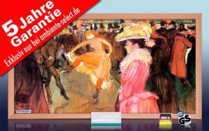 Infrarot Bildheizung Kunst 600 Watt 110x60 HB30 Ball im Moulin Rouge