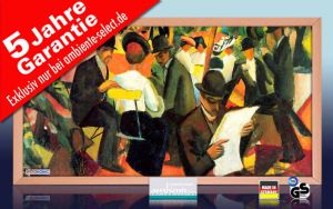 Infrarot Bildheizung Kunst 600 Watt 110x60 HB30 Gartenrestaurant