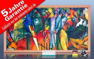 Infrarot Bildheizung Kunst 600 Watt 110x60 HB30 Zoologischer Garten