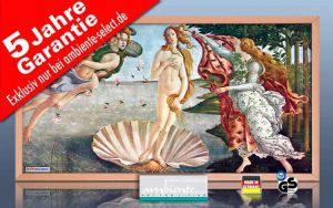 Infrarot Bildheizung Kunst 600 Watt 110x60 HB30 Geburt der Venus