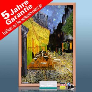 infrarot Bildheizung Kunst 500 Watt 90x60 HB30 café de nuit